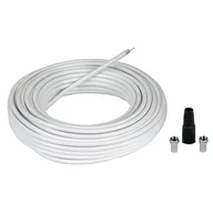 Kable - Hama Kabel antenowy 75dB 10m + wtyk F 2 szt. + osłona 56606 - miniaturka - grafika 1
