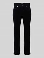 Spodnie męskie - Spodnie materiałowe o kroju modern fit z 5 kieszeniami - miniaturka - grafika 1