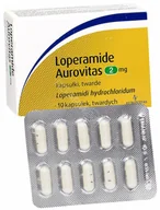 Układ pokarmowy - AUROVITAS Loperamide Aurovitas 2 mg x 10 kaps twardych |  OD 199 PLN! - miniaturka - grafika 1