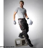 Odzież robocza - Ardon ARDON VISION 02 H91 - spodnie do pasa - czarny H9129 2XL - miniaturka - grafika 1