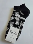 Skarpetki damskie - Kolorowe skarpety Happy Socks stopki unisex rozmiar 41-46 (3568) - miniaturka - grafika 1