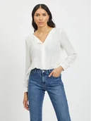Koszule damskie - Vila Koszula Lucy 14044253 Biały Relaxed Fit - miniaturka - grafika 1