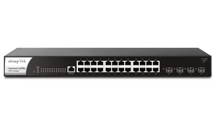 Draytek Switch VigorSwitch P2280x 24xGbE 4x10GbE SFP+ PoE+ 400W) - Switche - miniaturka - grafika 1
