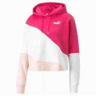 Bluzy sportowe damskie - Bluza sportowa damska Puma Power Cat Hoodie - miniaturka - grafika 1