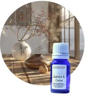 Zapachy do domu - SANDAL & CEDAR (WZMOCNIONY!) - Kompozycja Zapachowa 10 ml - miniaturka - grafika 1