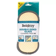 Odkurzacze przemysłowe - Beldray® LA077639EU7 3-Pack Double-Sided Glass Cleaning Pads | Streak-Free Shine | Ideal for Cleaning Kitchens, Bathrooms, Car Interiors and More - miniaturka - grafika 1