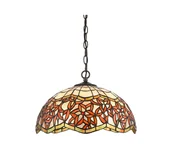Lampy sufitowe - Prezent 232 - Żyrandol na łańcuchu TIFFANY 2xE27/60W/230V - miniaturka - grafika 1