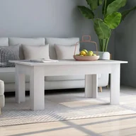 Ławy i stoliki kawowe - vidaXL vidaXL Stolik kawowy, biały, 100x60x42cm, płyta wiórowa - miniaturka - grafika 1