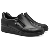 Półbuty damskie - Półbuty damskie wodoodporne Jana 8-24701-45 001 BLACK R.40 - miniaturka - grafika 1
