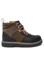 Buty dla chłopców - Clarks Trzewiki Lorcam Hike O. 26178387 Khaki - miniaturka - grafika 1