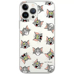 Etui Tom and Jerry dedykowane do Iphone 5/5S/SE, wzór: Tom i Jerry 007 Etui częściowo przeźroczyste, oryginalne i oficjalnie  / Tom and Jerry - Etui i futerały do telefonów - miniaturka - grafika 1