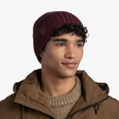 Czapki męskie - Czapka Zimowa Buff® Merino Wool Hat Ervin Maroon - miniaturka - grafika 1