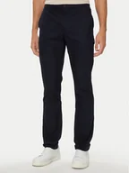 Spodnie męskie - Tommy Hilfiger Chinosy Denton MW0MW33915 Granatowy Straight Fit - miniaturka - grafika 1