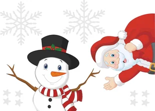 Naklejka dwustronna na okno Świąteczne Wielorazowe Naklejki Mikołaj 45x60 - Tablice i flipcharty - miniaturka - grafika 1