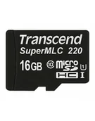 Karty pamięci - Transcend memory card SuperMLC SDHC 16GB UHS-I 85/65 MB/s - miniaturka - grafika 1