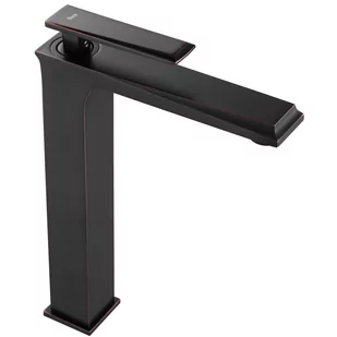 Rea Bateria umywalkowa wysoka Romano Old Black B9902 - Baterie umywalkowe - miniaturka - grafika 1