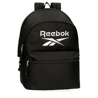 Plecaki szkolne i tornistry - Reebok Boston Plecak szkolny Czarny 27x32x10 cm Poliester 8,64L by Joumma Bags - miniaturka - grafika 1