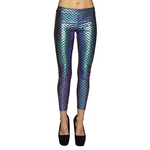 Boland 51030 – Legginsy syrenki, wzór łuski, wysoki komfort noszenia, podwodny świat, impreza tematyczna, karnawał - Moda i Uroda OUTLET - miniaturka - grafika 1
