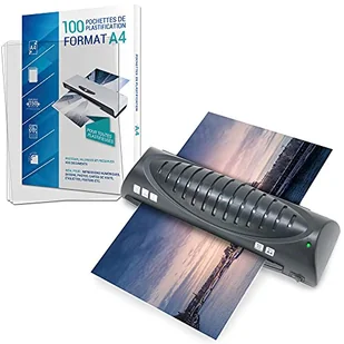 Laminator A4 A5 A6 A7 kompaktowy i szybki z 100 koszami A4 - Laminatory - miniaturka - grafika 1