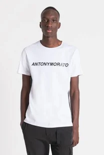 T-Shirt Męski Antony Morato Slim Fit Biały-L - Koszulki męskie - miniaturka - grafika 1