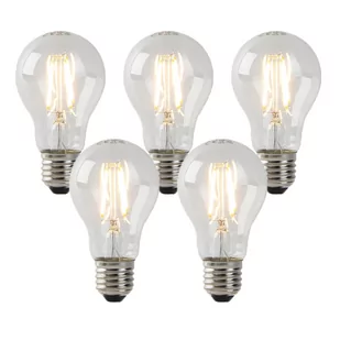 LUEDD Zestaw 5 żarówek LED E27 z przezroczystego szkła 3W 250 lm 2200 K. - Żarówki LED - miniaturka - grafika 1