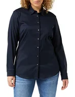 Bluzki damskie - Tommy Hilfiger 1M87647510 Damska bluzka Heritage Slim Fit Shirt, Midnight, 32 - miniaturka - grafika 1
