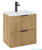 Szafki łazienkowe - Roca Reef szafka 59x45x63 JASNY DĄB A857954464 | - miniaturka - grafika 1