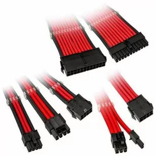 Kolink Core Adept Braided Cable Extension Kit - Red - Modding - miniaturka - grafika 1