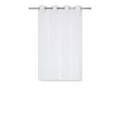 Firany - Firana na przelotkach 140 x 160 cm biała - miniaturka - grafika 1