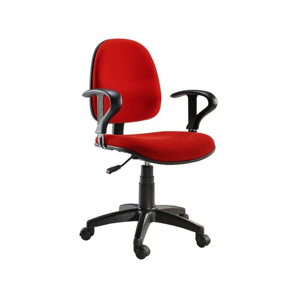 Techly Techly Techly Obrotowy Fotel Biurowy Krzesło z Regulacją Wysokości Czerwone ICA-CT MC04RE