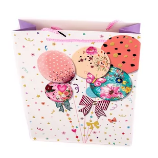 URODZINOWA TORBA PREZENTOWA 26x32CM RÓŻNE KOLORY - Opakowania i torebki na prezenty - miniaturka - grafika 1