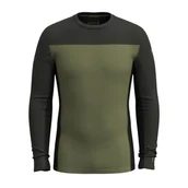 Pozostała odzież narciarska - Longsleeve męski Smartwool Classic Thermal Merino Base Layer Colorblock - miniaturka - grafika 1
