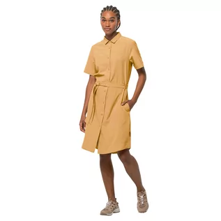 Sukienki - Sukienka Jack Wolfskin HOLIDAY MIDI DRESS honey yellow - S - grafika 1