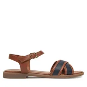 Sandały damskie - Sandały Lasocki WI16-FOXI-77 Brązowy - miniaturka - grafika 1