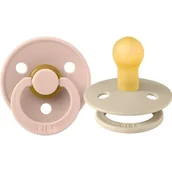Smoczki uspokajające - BIBS 2-PACK M BLUSH & VANILLA Smoczek Uspokajający kauczuk Hevea - miniaturka - grafika 1