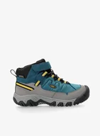 Buty dla chłopców - Buty dziecięce Keen Targhee IV Mid WP Kids - legion blue/antique moss - miniaturka - grafika 1