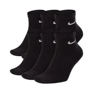Skarpetki damskie - Skarpety Nike Everyday Cushion Ankle 6Pak SX7669 (kolor Czarny, rozmiar XL ( 46 - 50 )) - miniaturka - grafika 1