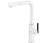 Baterie kuchenne - Deante Momi Bianco BKM_A73M Biały Mosiądz - miniaturka - grafika 1