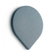 Płyty i maty izolacyjne - Panel akustyczny POLY, kropla, 800x800x56 mm, ścienny, jasnoniebieski - miniaturka - grafika 1