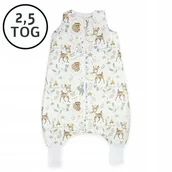 Śpiworki dla dzieci - CAŁOROCZNY ŚPIWOREK Z NOGAWKAMI 56-68 XS 2,5 TOG BAWEŁNA100% PRODUKT POLSKI - miniaturka - grafika 1