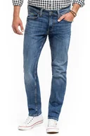 Spodnie męskie - Mustang Vegas Męskie Spodnie Jeansowe Denim Blue 1014037 5000 583-W31 L32 - miniaturka - grafika 1