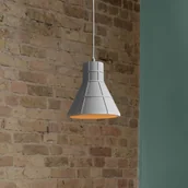 Lampy sufitowe - OSRAM Lampa wisząca CONCRETE BIM, możliwość ściemniania, aluminiowy / szary / cynkowy, beton - miniaturka - grafika 1