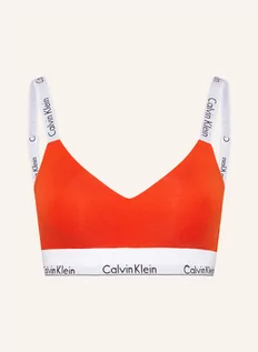 Biustonosze - Calvin Klein Biustonosz Bustier Modern Cotton orange - grafika 1