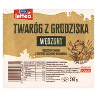 Sery - Latteo Twaróg z Grodziska wędzony 250 g - miniaturka - grafika 1