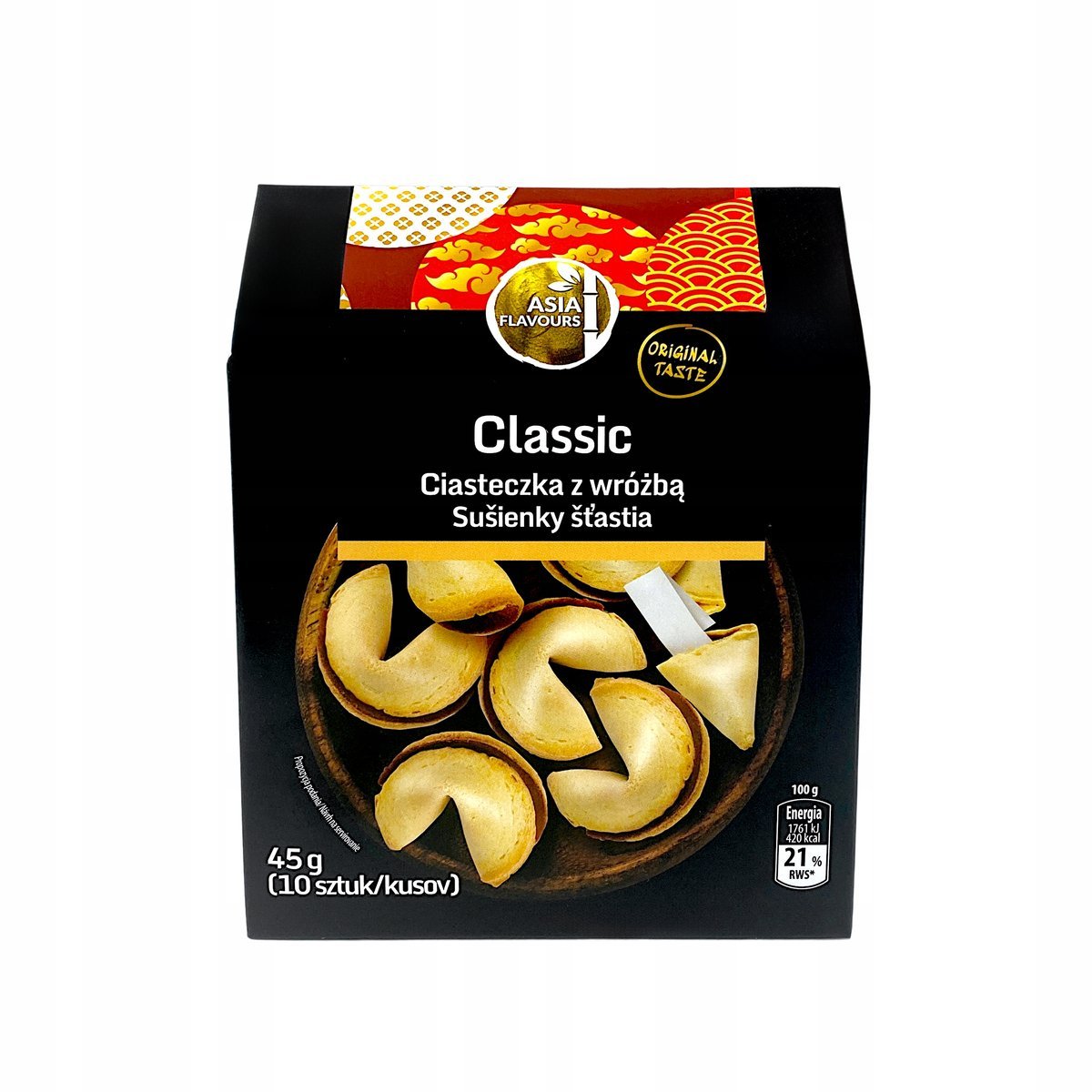 Asia Flavours Ciasteczka z wróżbą CLASSIC 45g (10szt)
