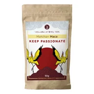 Herbata - Yellow Stork Matcha+ Maca zielona herbata 50g - miniaturka - grafika 1