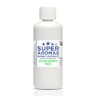 SUPER AROMAS Aromat Spożywczy Zielona Herbata 100 ml - Dodatki do ciast w proszku - miniaturka - grafika 1