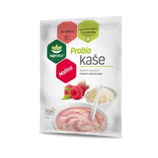 Topnatur - Owsianka Probio, malina, 60 g - Kasza - miniaturka - grafika 1