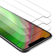 Szkła hartowane na telefon - 3x Szkło Hartowane Do Apple iPhone XR w KRYSTALICZNIE CZYSTE Folia pancerna Ochronny Tempered Glass Cadorabo - miniaturka - grafika 1