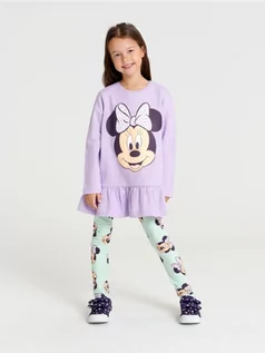 Dresy i komplety dla dziewczynek - Sinsay - Komplet: bluza i legginsy Myszka Minnie - wielobarwny - grafika 1